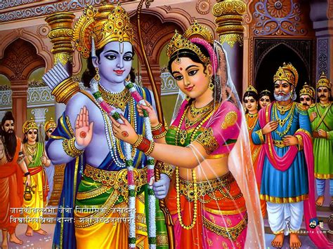 The Marriage of Sri Rama and Sita: A Symphony of Devotion and Opulence